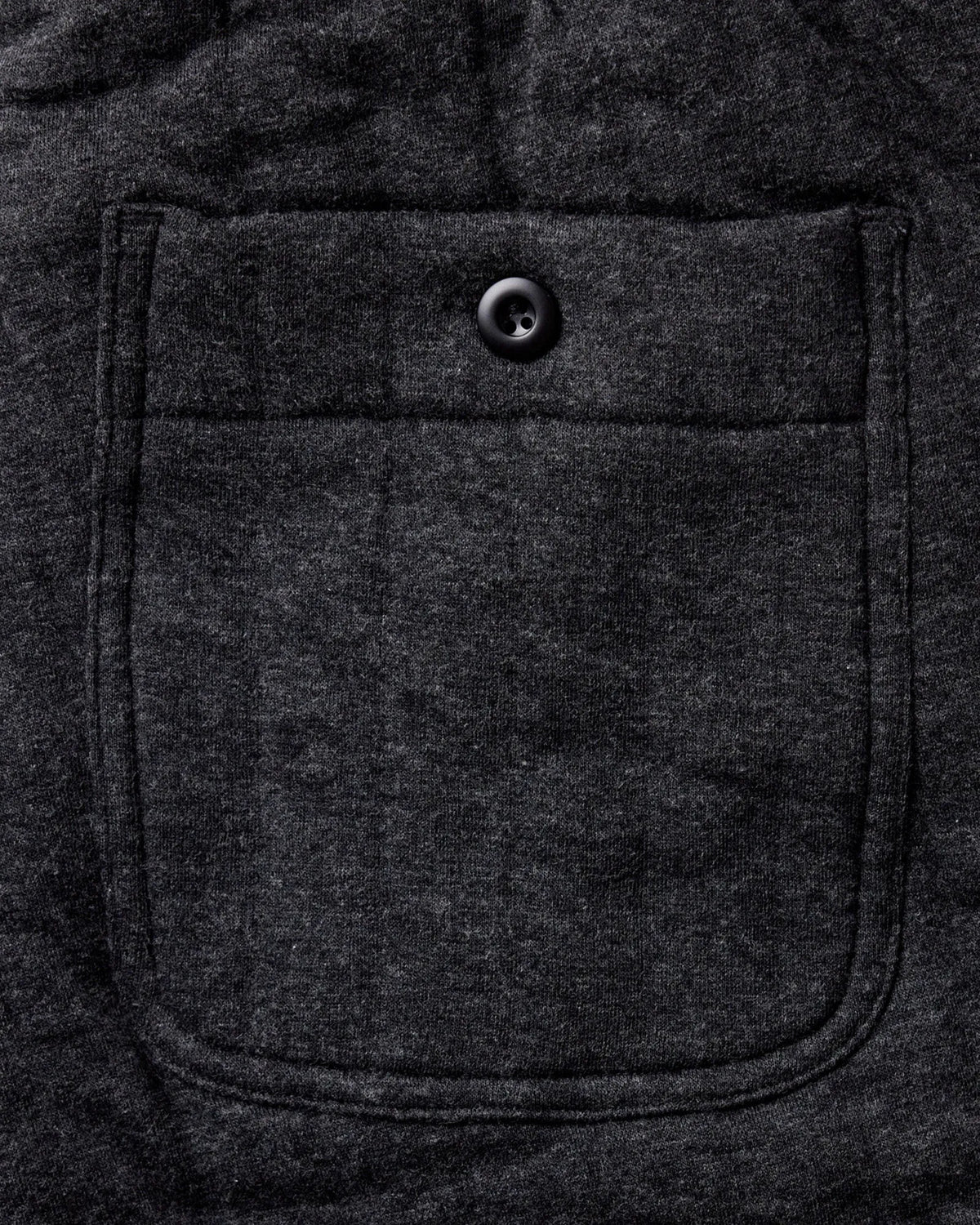 The Apres Pant in Heather Coal Quilted Jersey