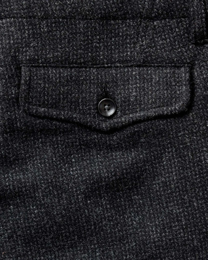The Carnegie Pant in Heather Charcoal Wool