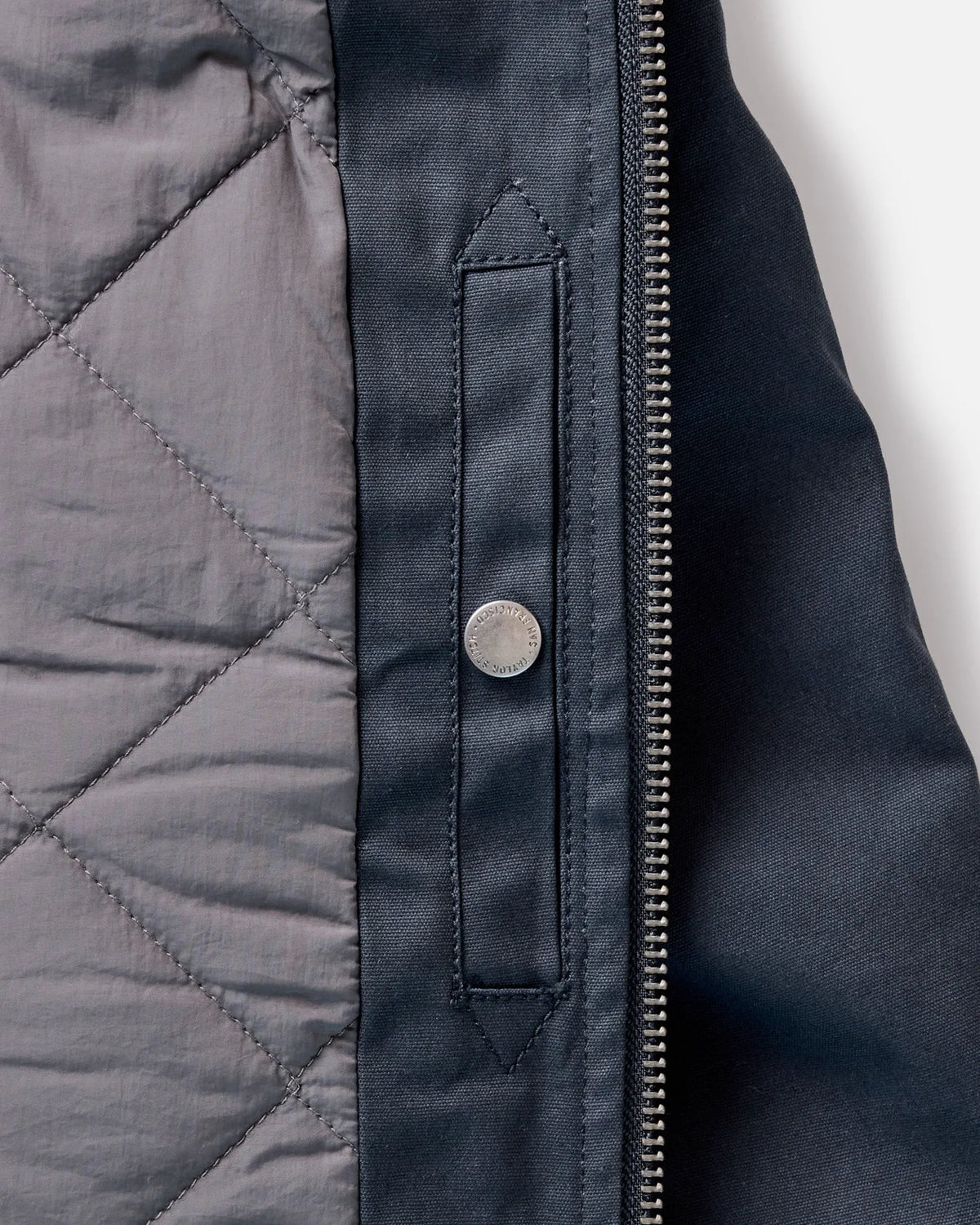 The Insulated Bomber Jacket in Dark Navy Dry Wax