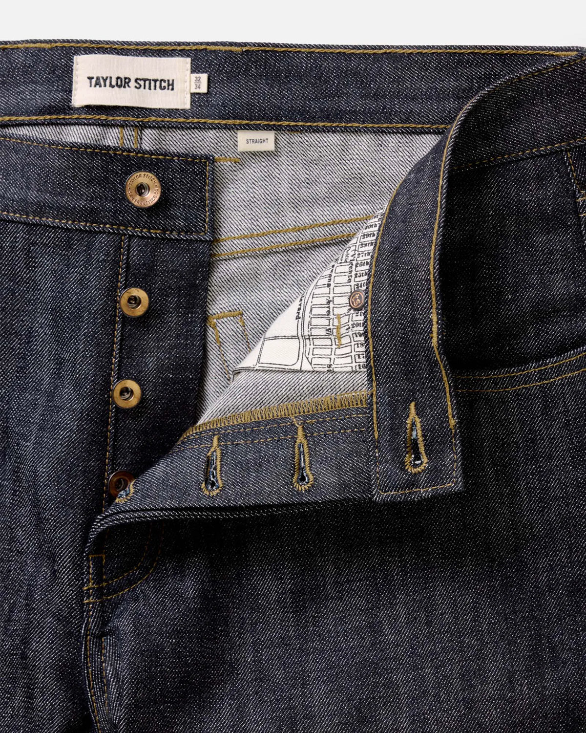The Straight Jean in Rigid Organic Selvedge