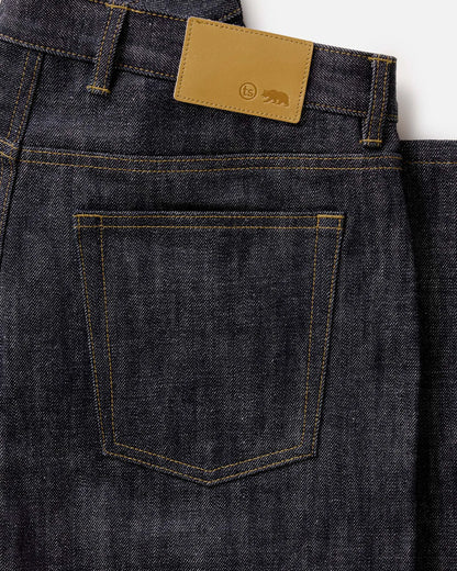 The Straight Jean in Rigid Organic Selvedge