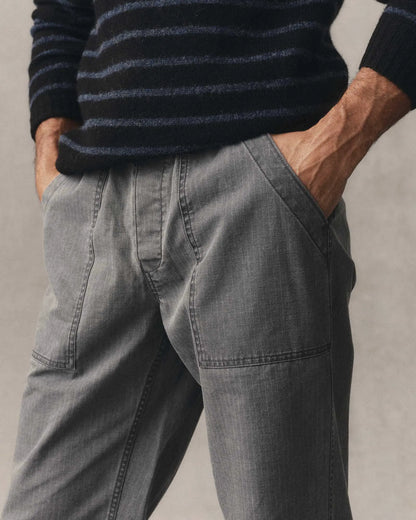 The Breakwater Pant in Dark Grey Ripstop