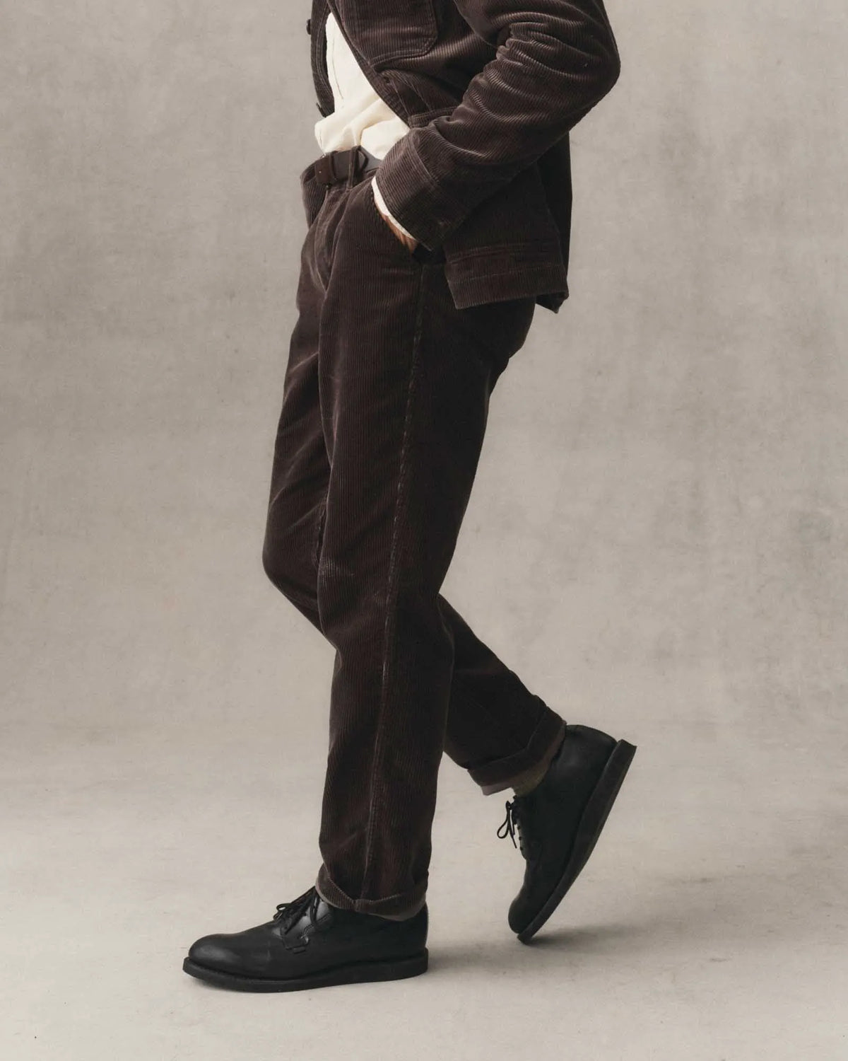The Carnegie Pant in Soil Corduroy