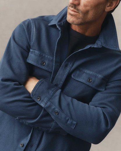 The Ledge Shirt in Atlantic Twill