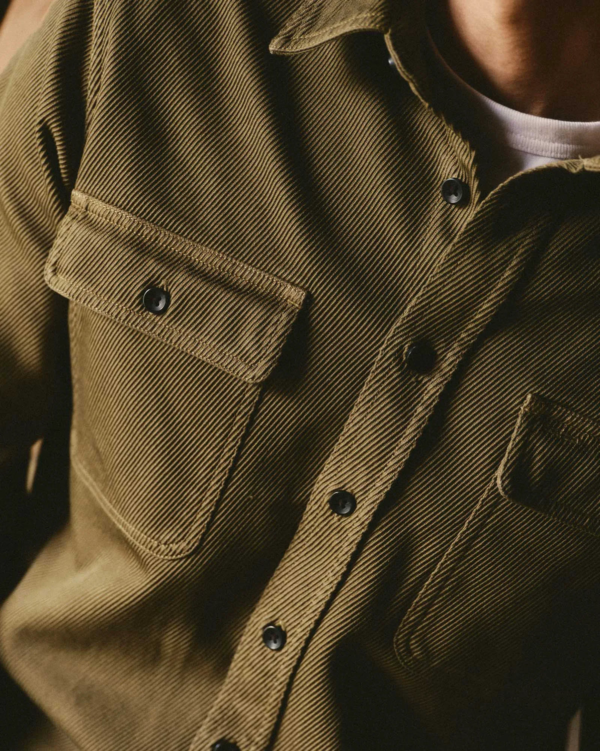 The Ledge Shirt in Bay Leaf Twill