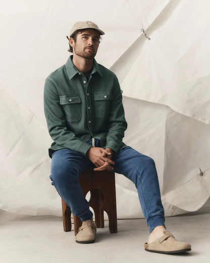 The Ledge Shirt in Deep Sea Twill
