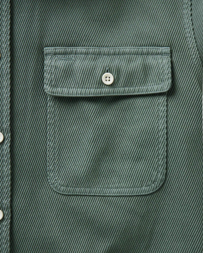 The Ledge Shirt in Deep Sea Twill