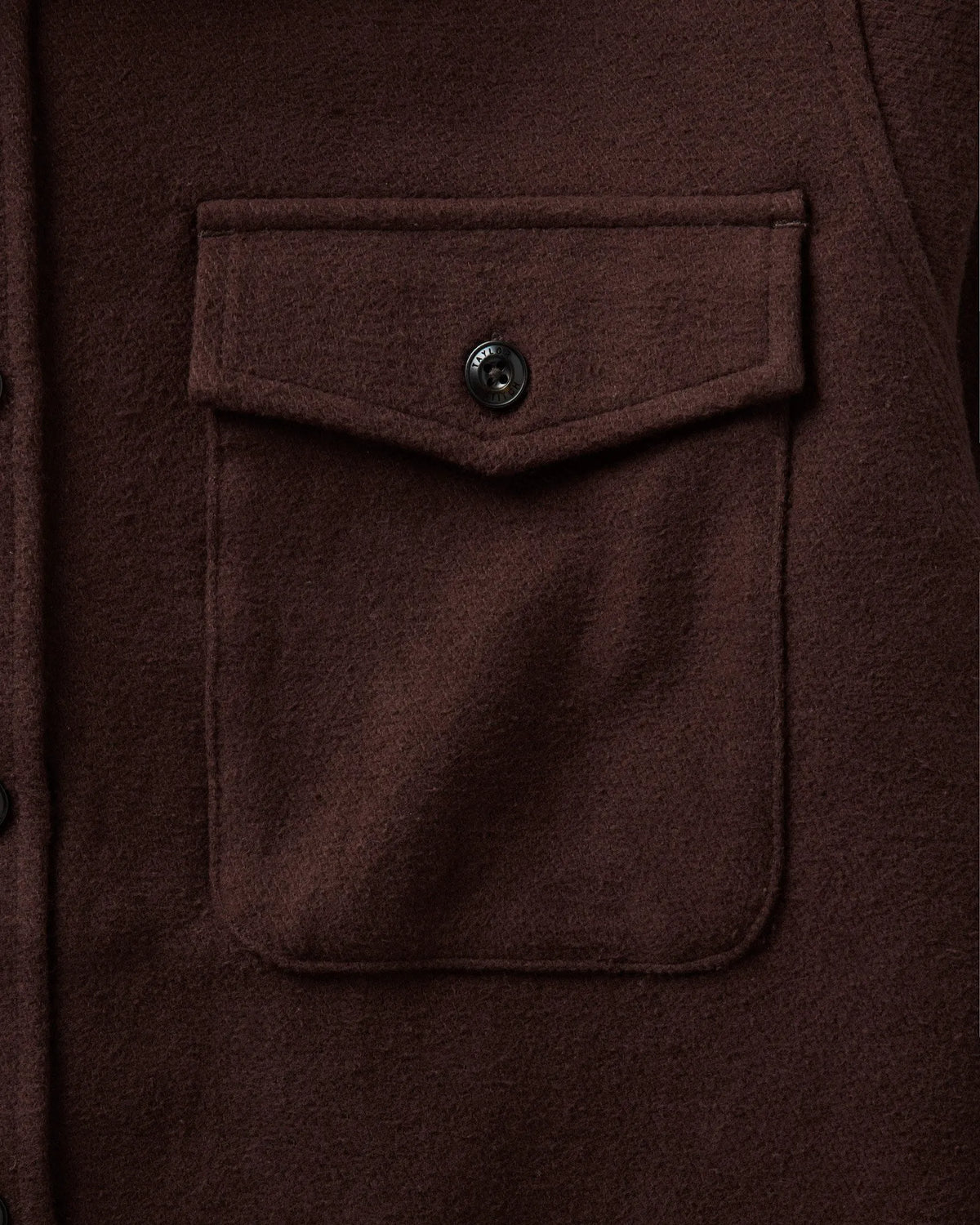 The Maritime Shirt Jacket in Burgundy Moleskin Twill
