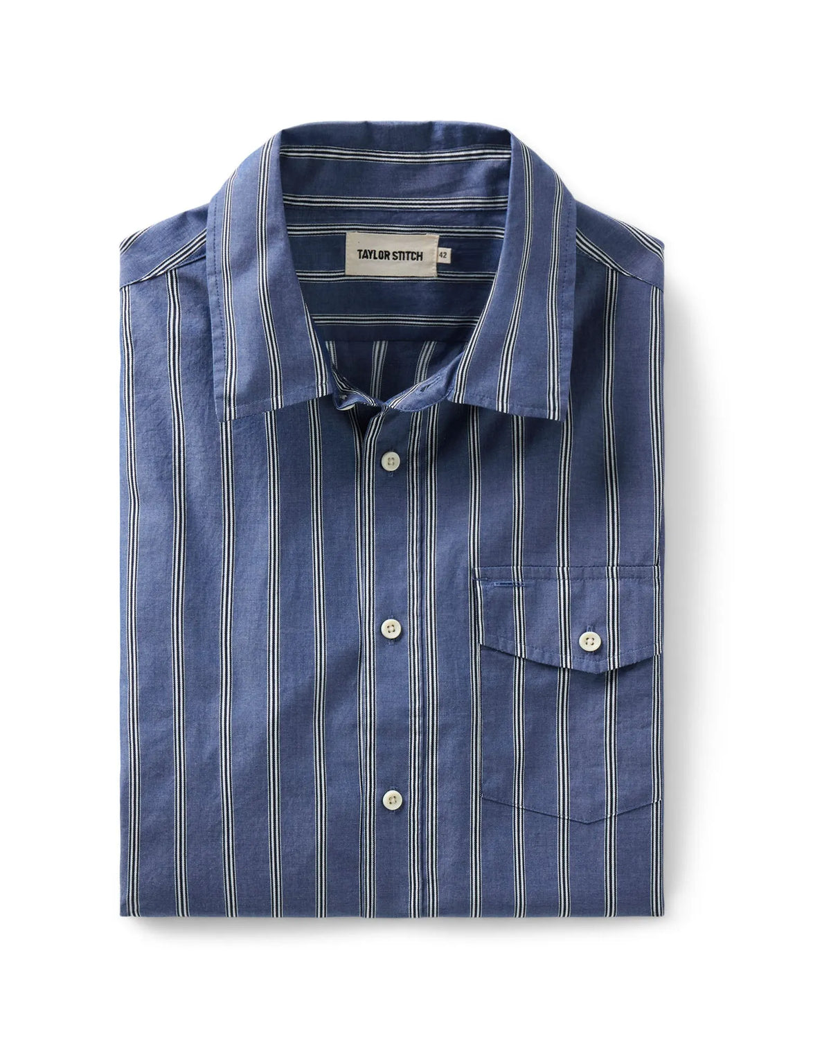 The Quincy Shirt in Bay Stripe