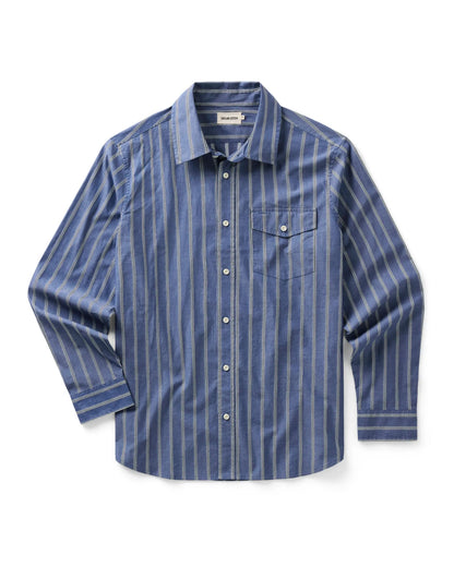 The Quincy Shirt in Bay Stripe
