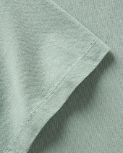 The Regenerative Cotton Tee in Faded Pine