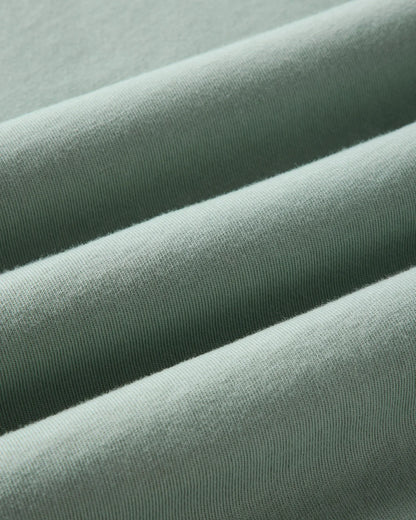 The Regenerative Cotton Tee in Faded Pine