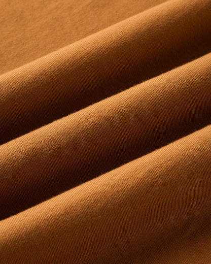The Regenerative Cotton Tee in Saffron