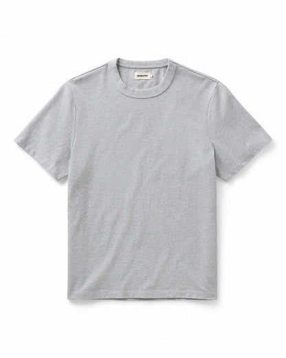 The Organic Cotton Shop Tee in Heather Grey