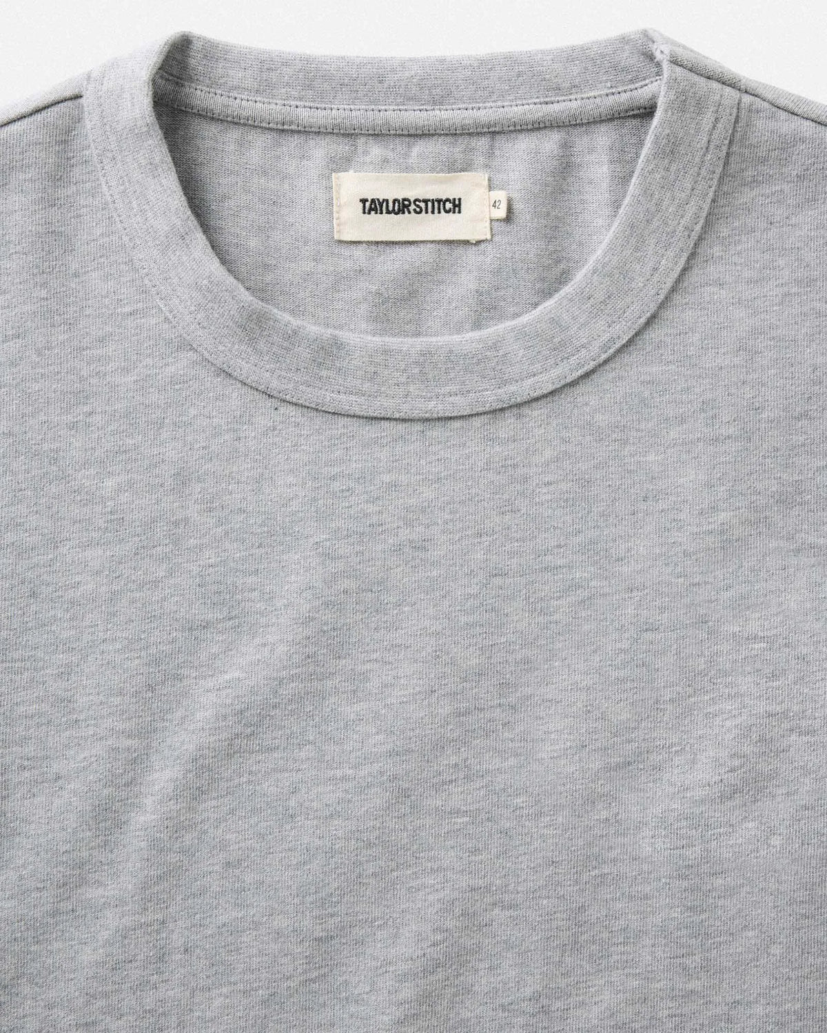 The Organic Cotton Shop Tee in Heather Grey