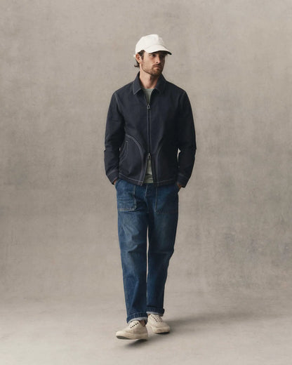 The Shore Jacket in Navy Twill