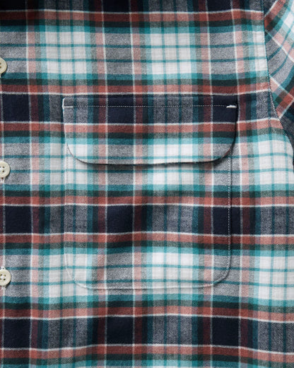 The Shore Shirt in Harbor Check Portuguese Flannel