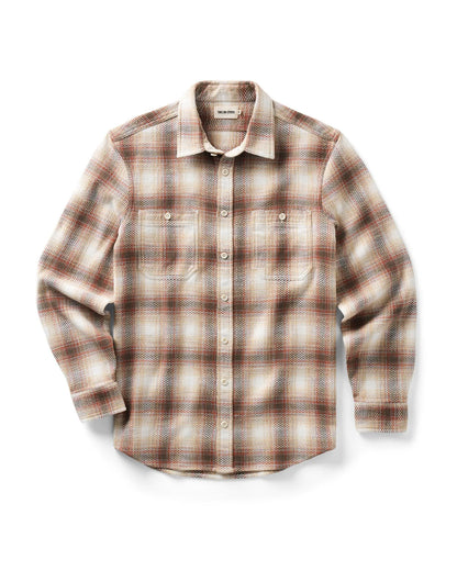The Utility Shirt in Seaside Check Sashiko