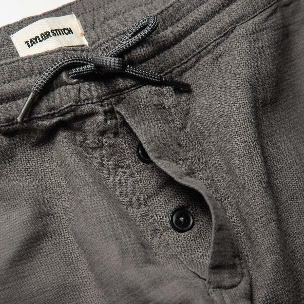 The Apres Pant in Charcoal Double Cloth ('21)