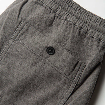 The Apres Pant in Charcoal Double Cloth ('21)