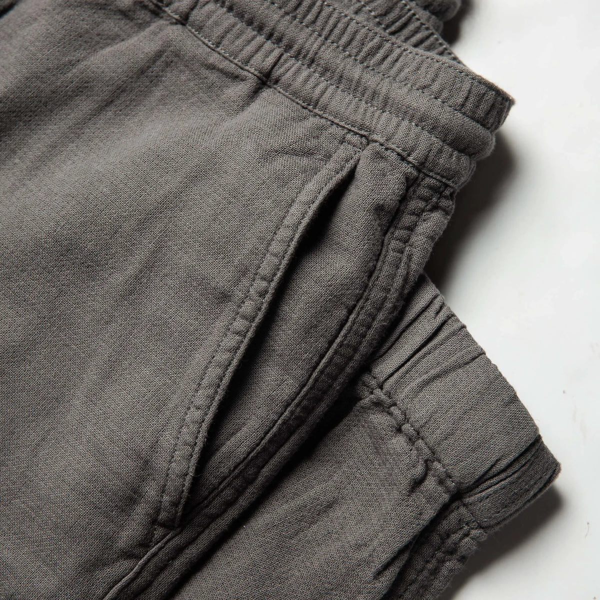 The Apres Pant in Charcoal Double Cloth ('21)