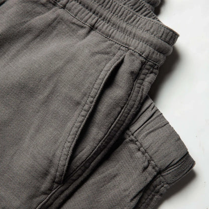 The Apres Pant in Charcoal Double Cloth ('21)