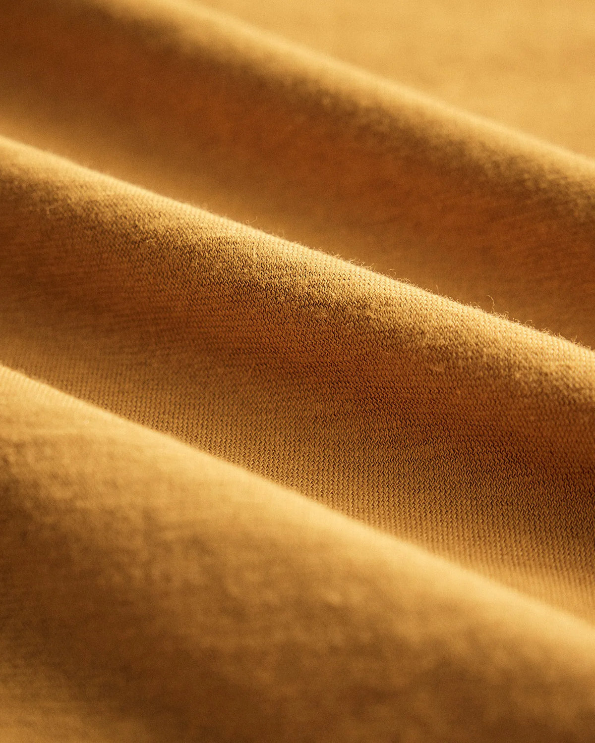 The Cotton Hemp Tee in Saffron