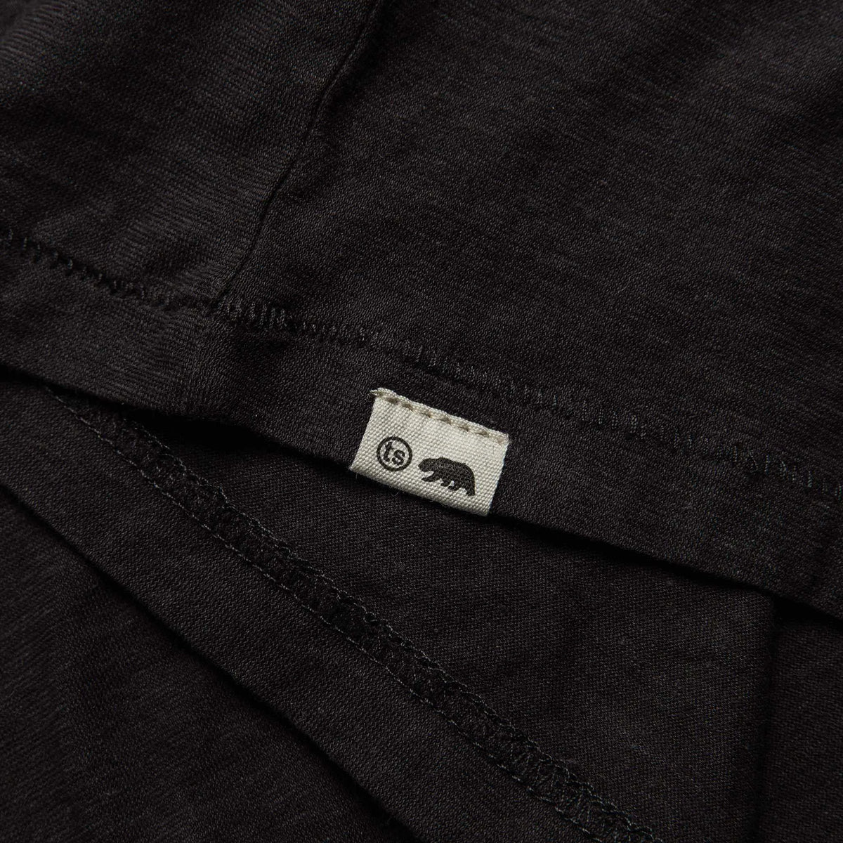 The Cotton Hemp Tee in Charcoal Open Road