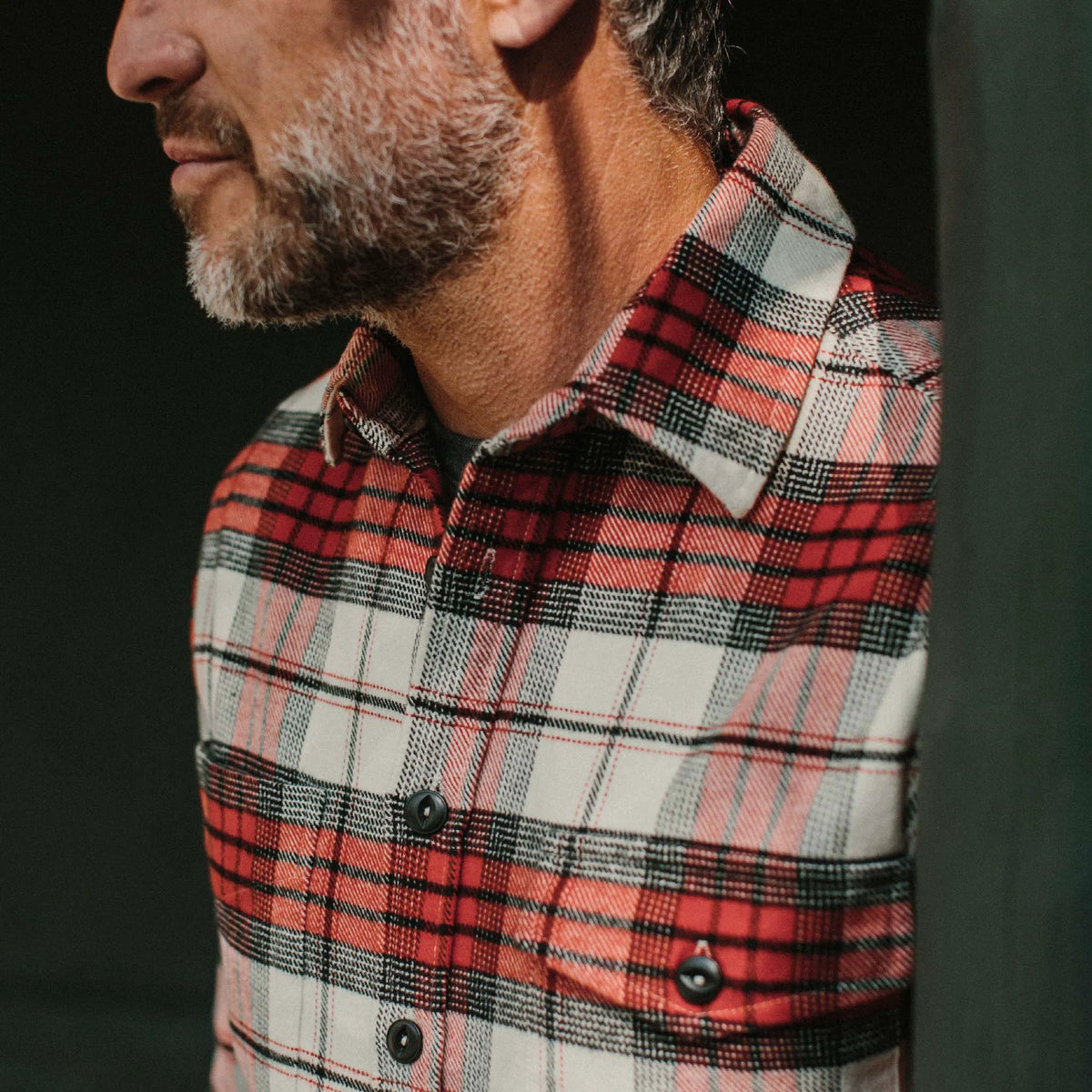 The Crater Shirt in Engine Plaid