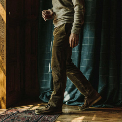 The Democratic Foundation Pant in Olive Cord