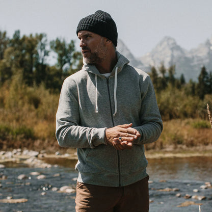 The Fillmore Hoodie in Ash Double Knit
