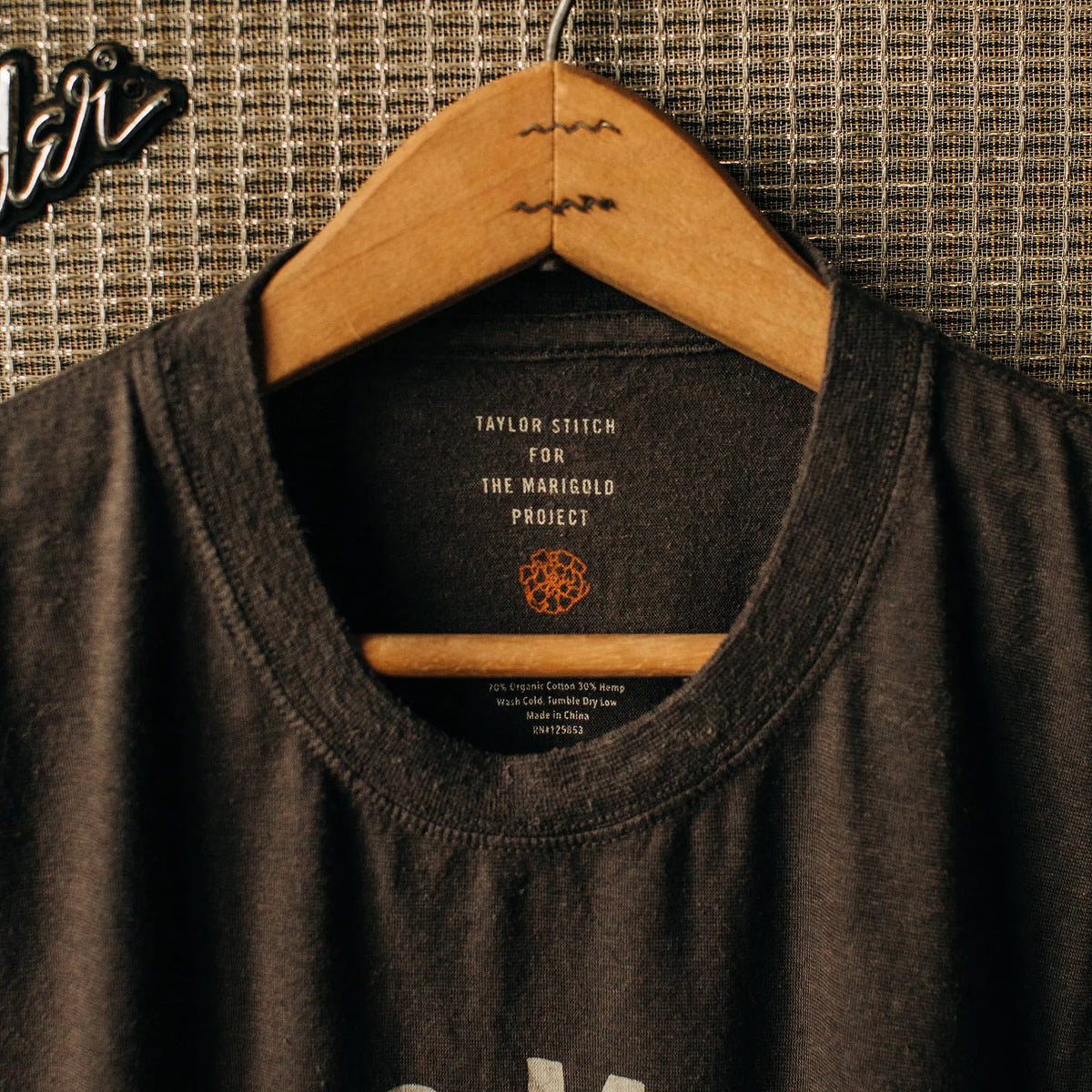The Cotton Hemp Tee in Flower Power
