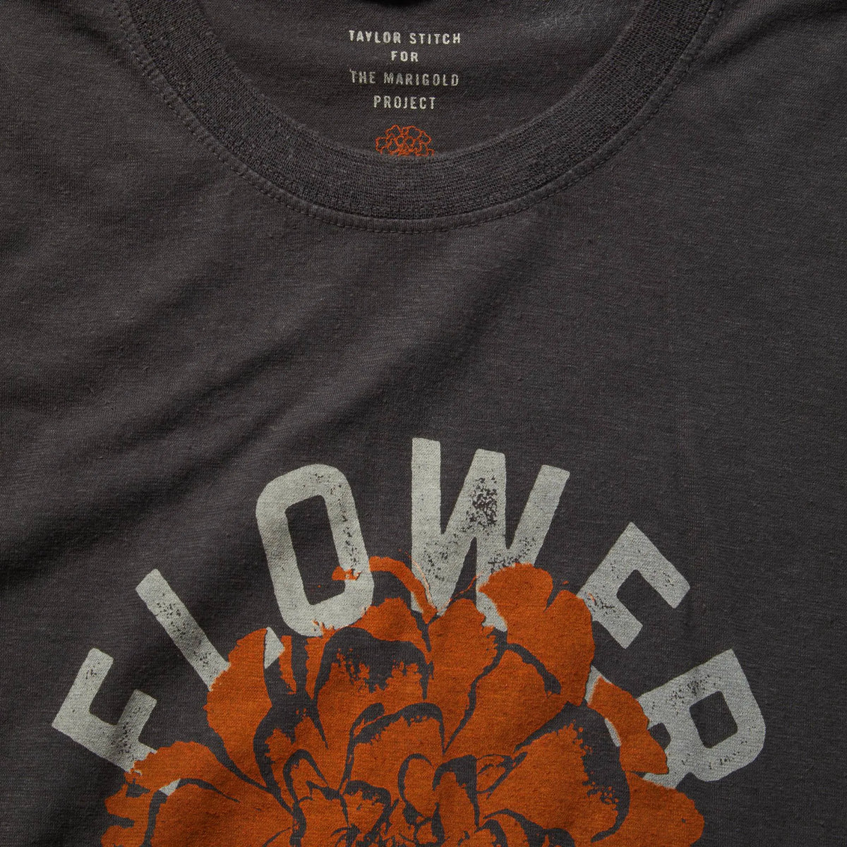 The Cotton Hemp Tee in Flower Power