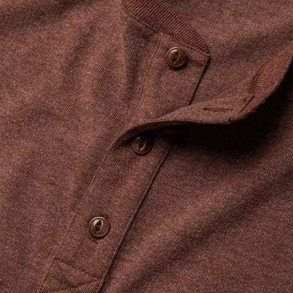 The Heavy Bag Henley in Timber