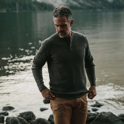 The Hudson Sweater in Walnut