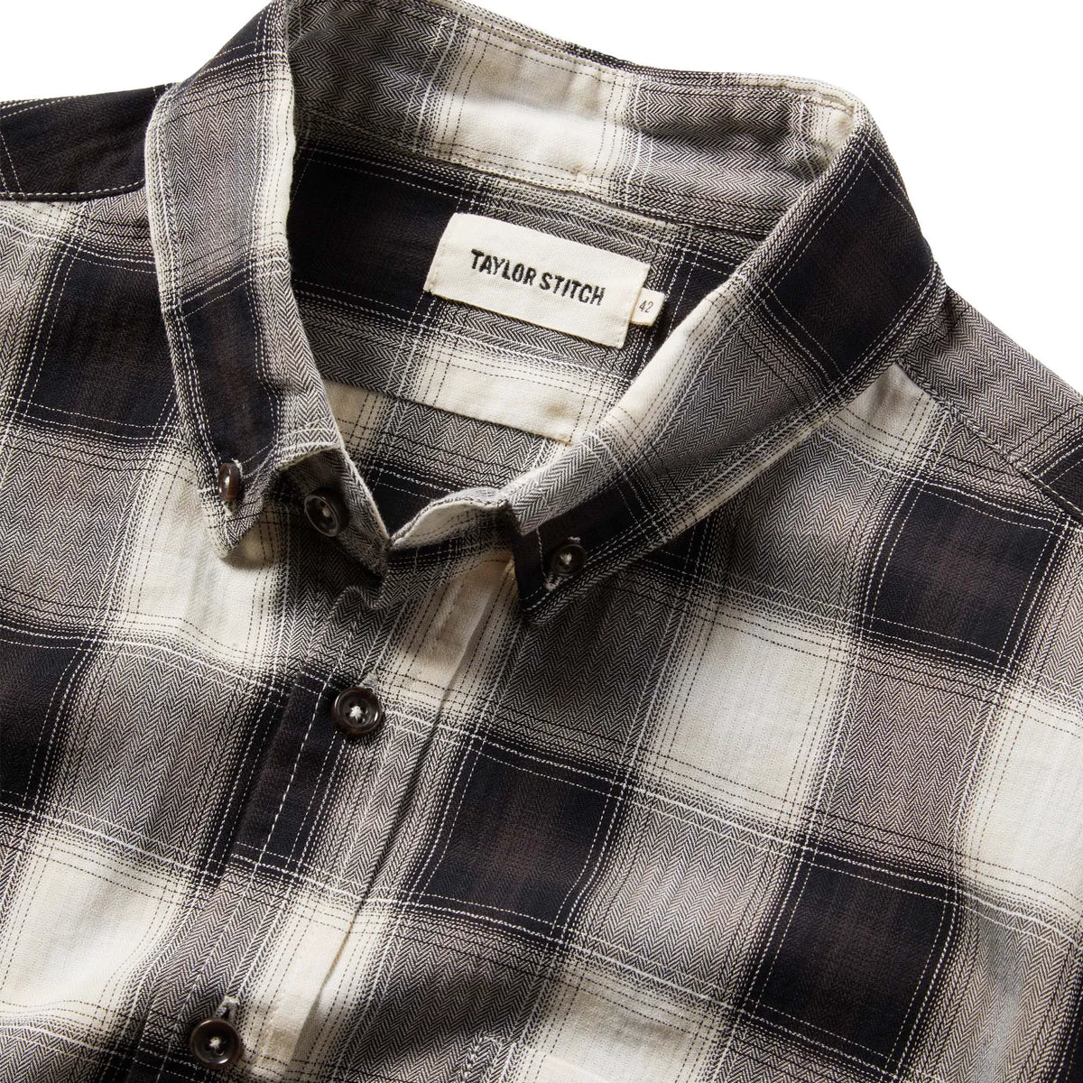 The Jack in Coal Herringbone Check