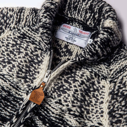 The Seawall Hand-knit Sweater in Coal
