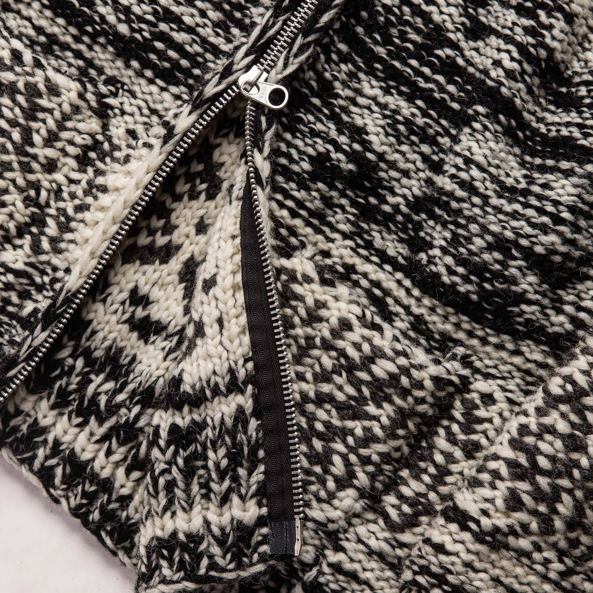 The Seawall Hand-knit Sweater in Coal