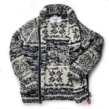 The Seawall Hand-knit Sweater in Coal