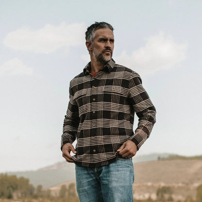 The Ledge Shirt in Espresso Plaid