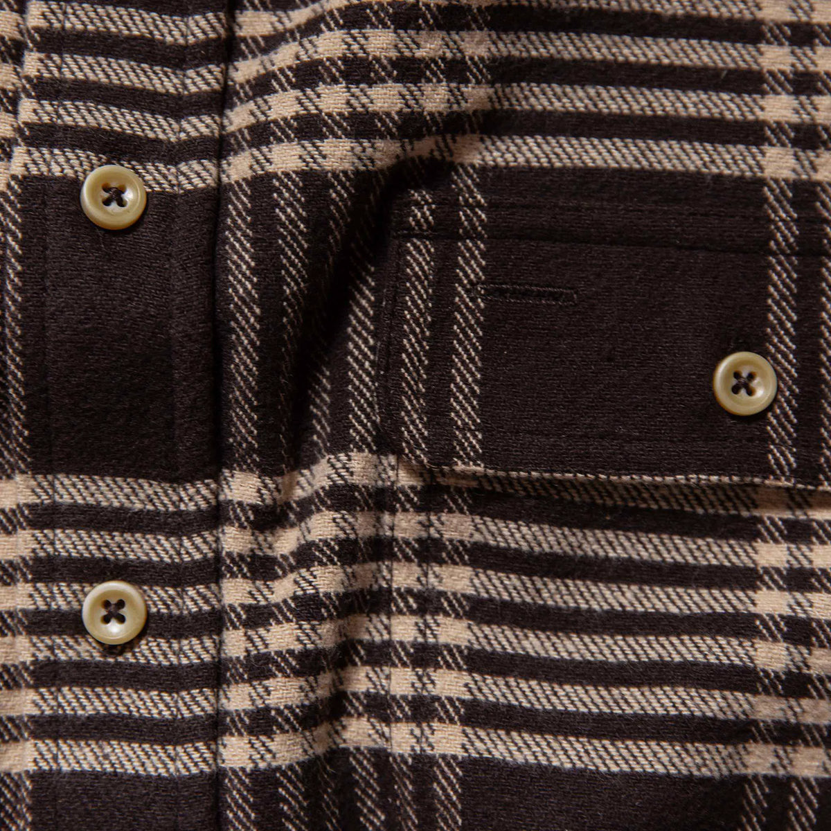 The Ledge Shirt in Espresso Plaid