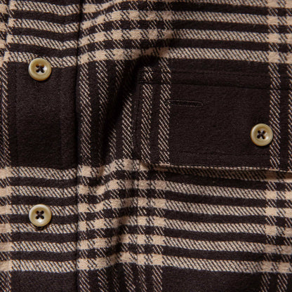 The Ledge Shirt in Espresso Plaid