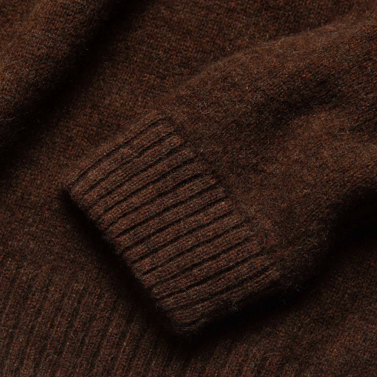 The Lodge Sweater in Heather Dark Burgundy
