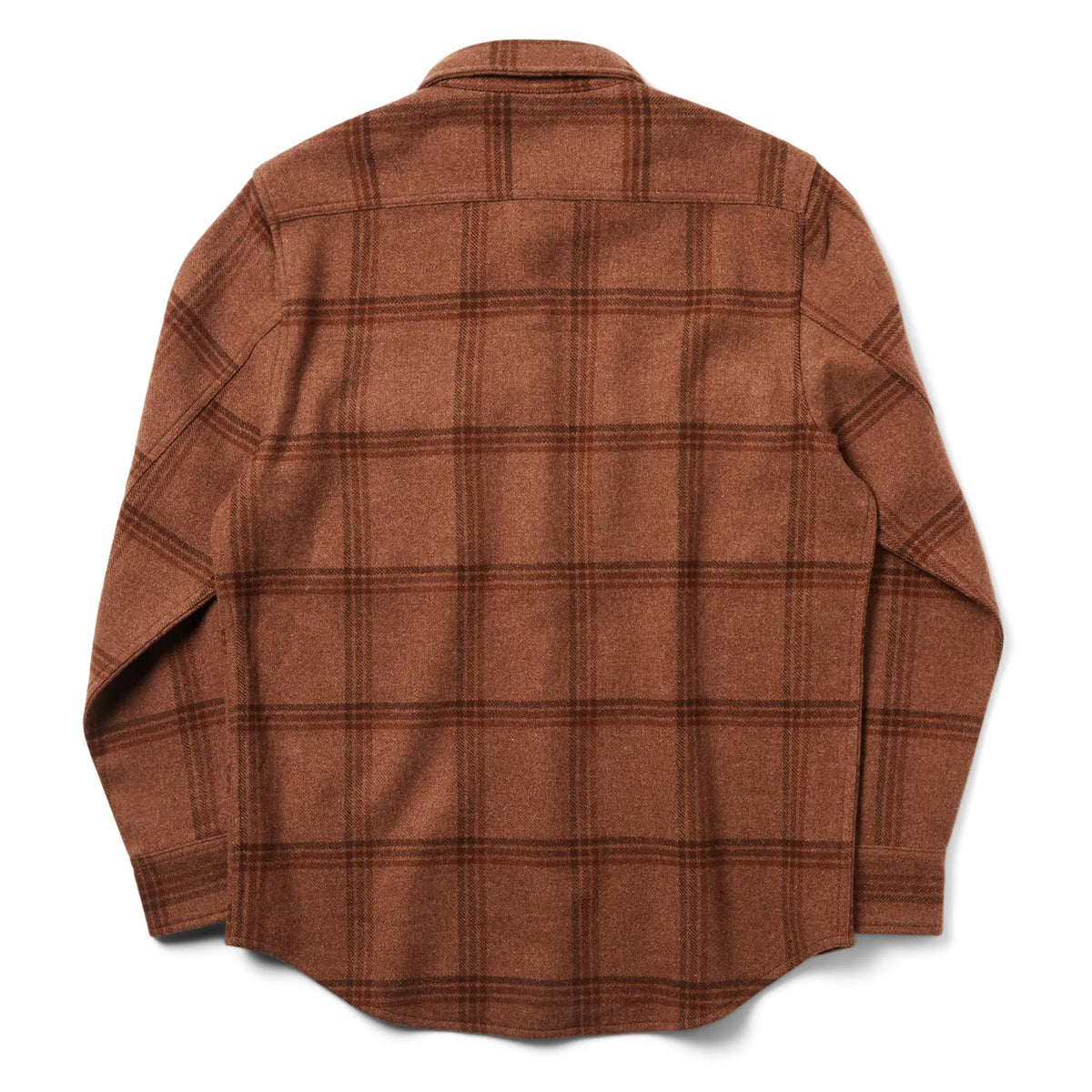 The Maritime Shirt Jacket in Espresso Plaid Wool