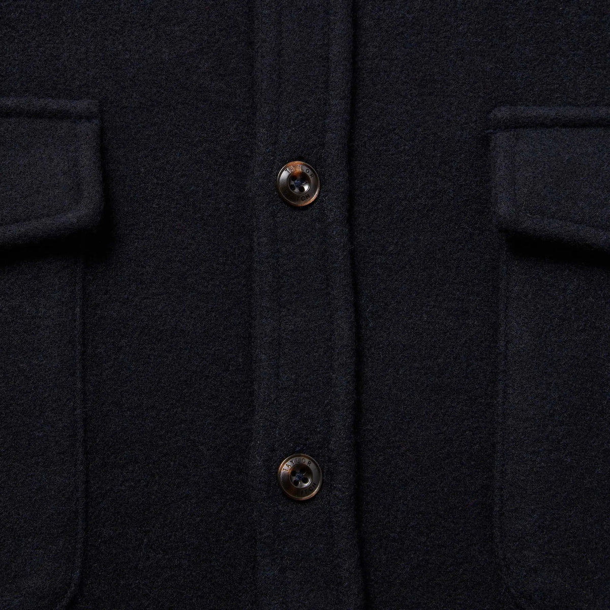 The Maritime Shirt Jacket in Navy Wool