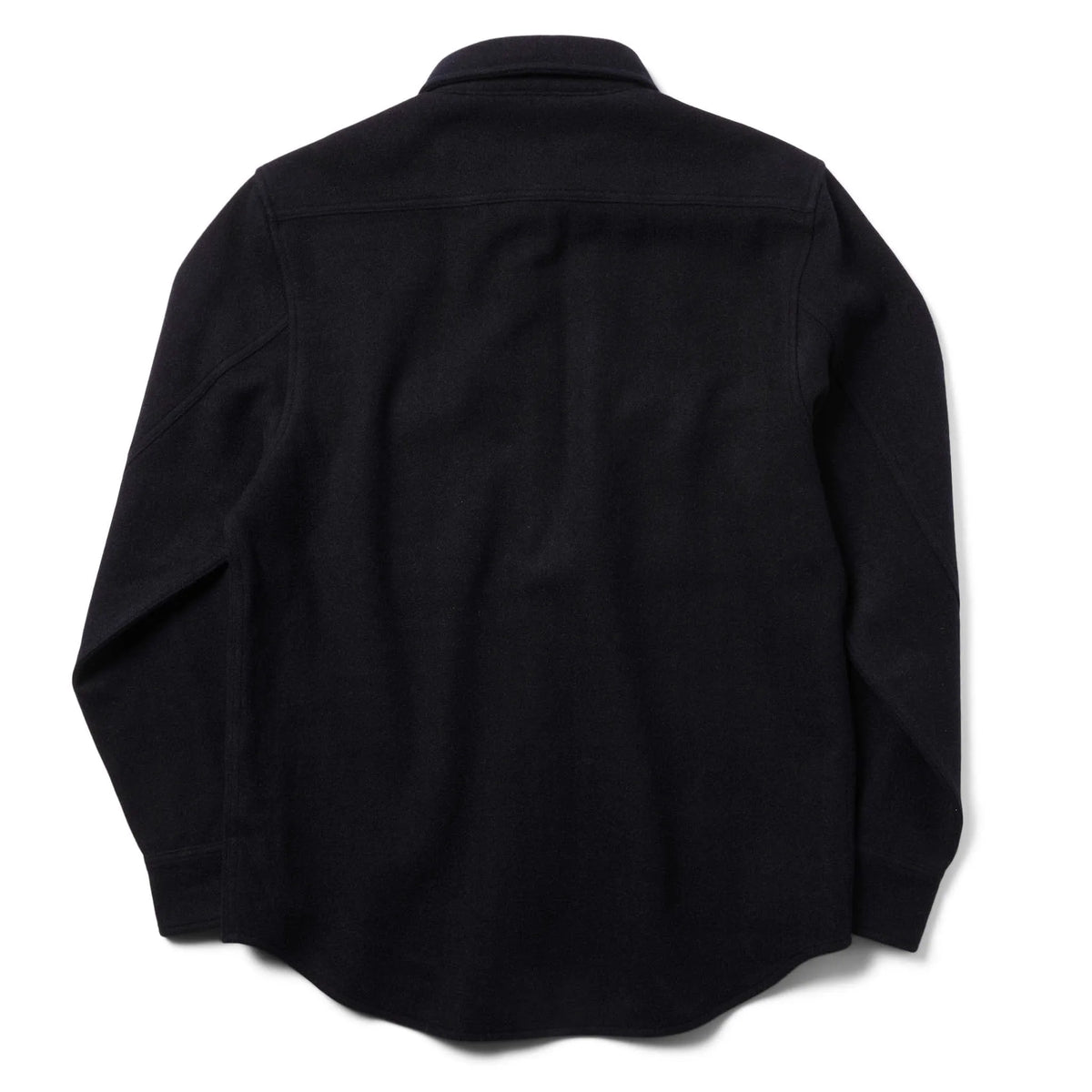 The Maritime Shirt Jacket in Navy Wool