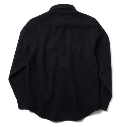 The Maritime Shirt Jacket in Navy Wool