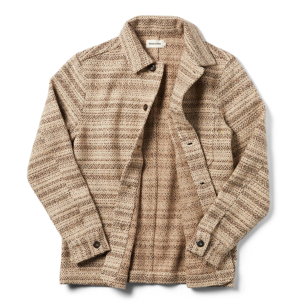 The Ojai Jacket in Espresso Herringbone Wool