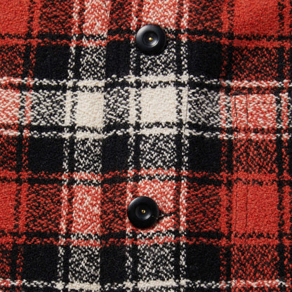 The Ojai Jacket in Garnet Plaid Wool