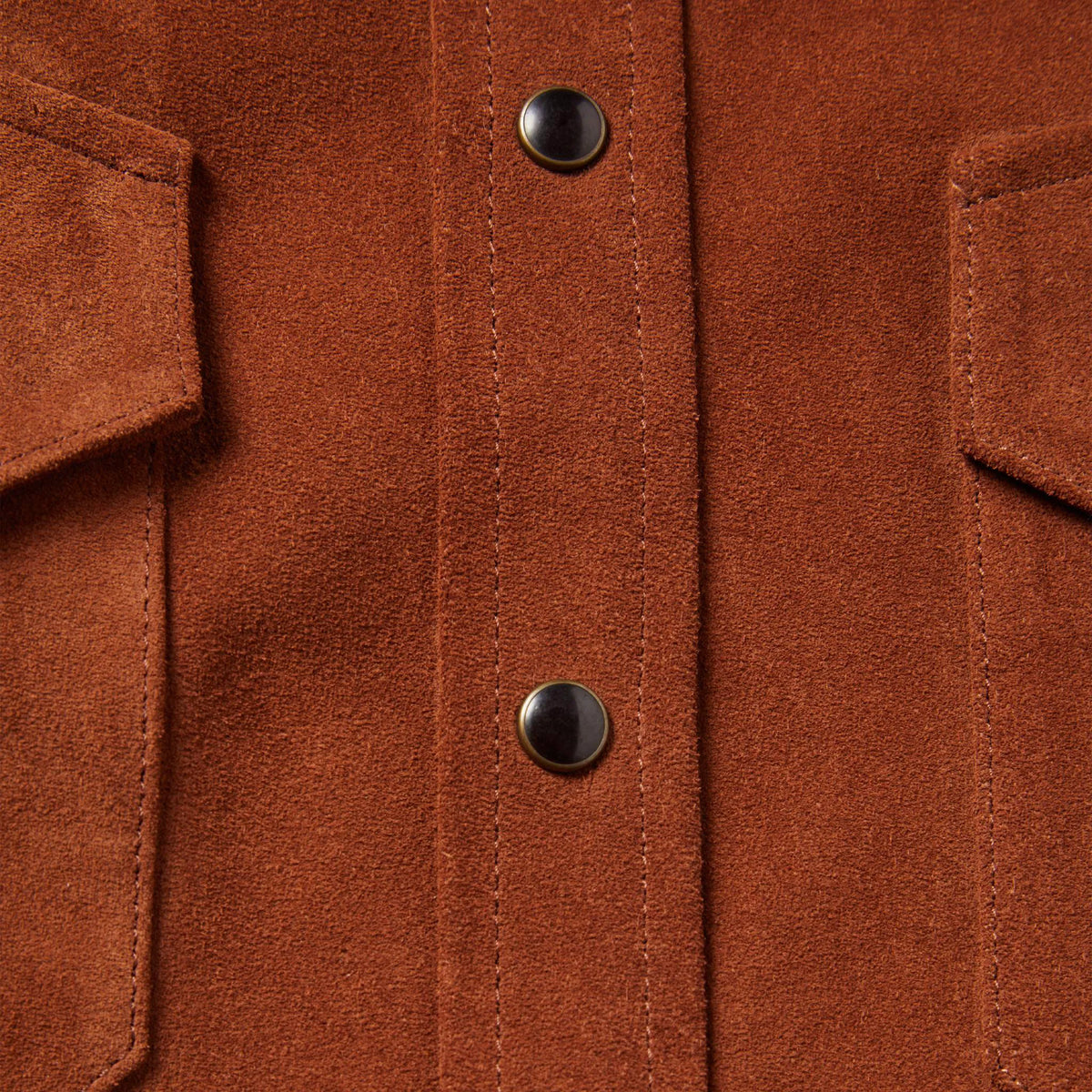 The Western Shirt in Espresso Suede